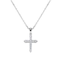 Collana Amen Donna Croci in Argento Zircone CLCRBBZ3 - CLCRBBZ3
